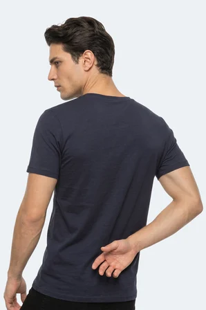 Slazenger RIVALDO T Erkek  Lacivert Tişört