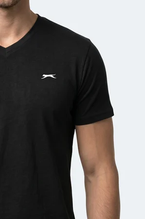 Slazenger RIVALDO T Erkek  Siyah Tişört