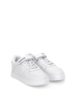 Slazenger KELVIN P Unisex Çocuk Cırtlı Beyaz Günlük Spor Ayakkabısı