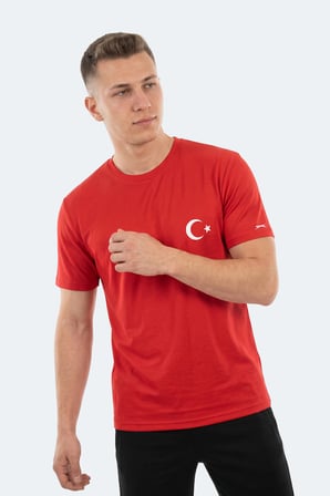Slazenger KUPA I Erkek  Kırmızı Tişört