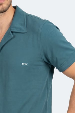 Slazenger KATELIN Erkek  Petrol Gömlek
