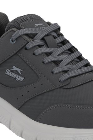 Slazenger GENFIT Erkek Büyük Beden Koyu Gri Koşu & Yürüyüş Spor Ayakkabısı