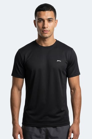 Slazenger HAUNTED 2 Lİ SET Erkek  Beyaz - Siyah Tişört