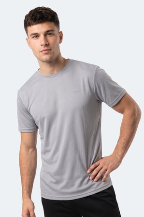 Slazenger HAUNTED I Erkek  Gümüş Tişört
