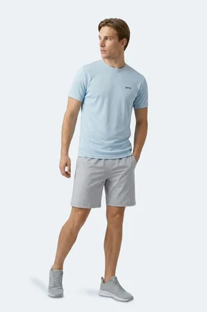 Slazenger HAUNTED I Erkek  Açık Mavi Tişört