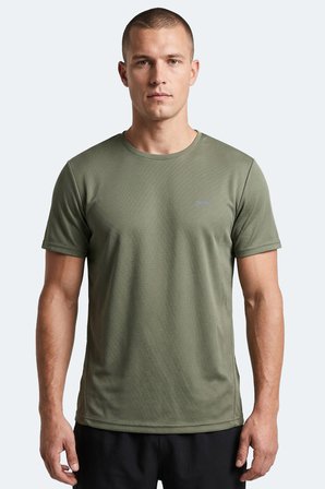 Slazenger HAUNTED I Erkek  Haki Tişört