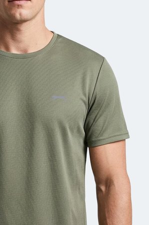 Slazenger HAUNTED I Erkek  Haki Tişört