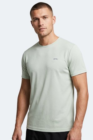 Slazenger HAUNTED I Erkek  Açık Yeşil Tişört