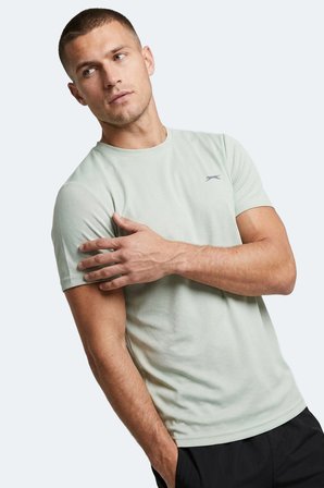 Slazenger HAUNTED I Erkek  Açık Yeşil Tişört