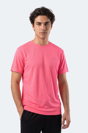 Slazenger HAUNTED I Erkek  Neon Pembe Tişört