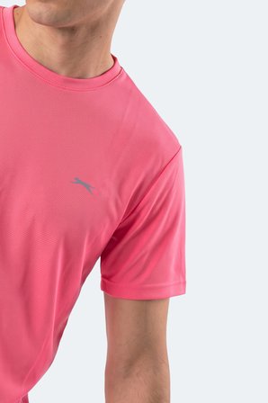 Slazenger HAUNTED I Erkek  Neon Pembe Tişört