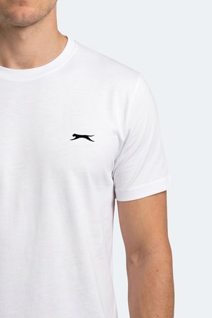 Slazenger NOTRON I Erkek  Beyaz Tişört