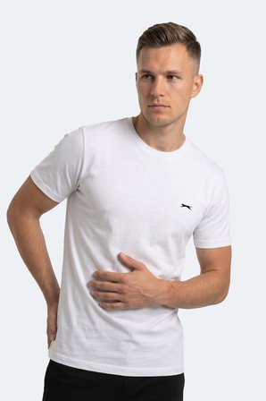 Slazenger NOTRON I Erkek  Beyaz Tişört