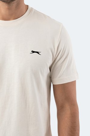 Slazenger NOTRON I Erkek  Ekru Tişört