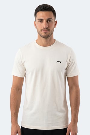 Slazenger NOTRON I Erkek  Ekru Tişört
