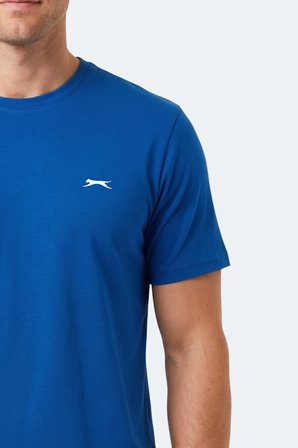 Slazenger NOTRON I Erkek  Saks Mavi Tişört