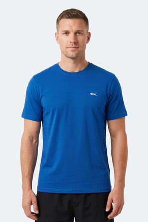 Slazenger NOTRON I Erkek  Saks Mavi Tişört