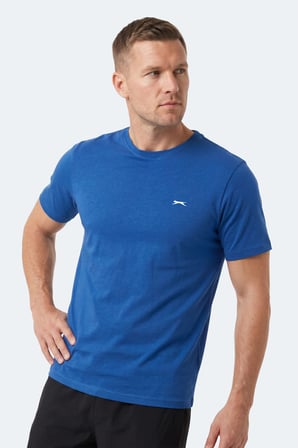 Slazenger NOTRON I Erkek  Saks Mavi Tişört