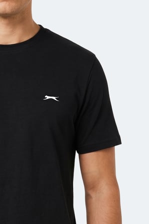 Slazenger NOTRON I Erkek  Siyah Tişört