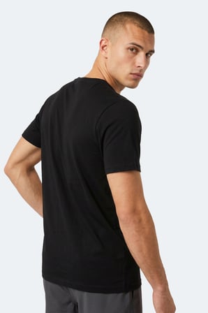 Slazenger NOTRON I Erkek  Siyah Tişört