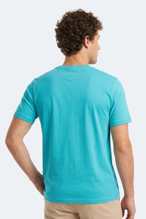 Slazenger NOTRON I Erkek  Turkuaz Tişört