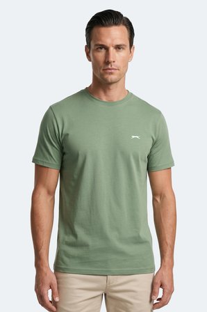 Slazenger NOTRON I Erkek  Nefti Yeşil Tişört