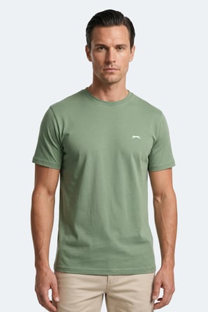 Slazenger NOTRON I Erkek  Nefti Yeşil Tişört