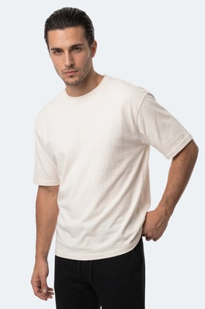 Slazenger KODEX Erkek  Ekru Tişört