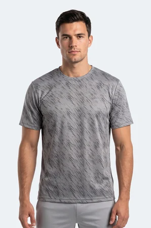 Slazenger HADY I Erkek  Koyu Gri Tişört