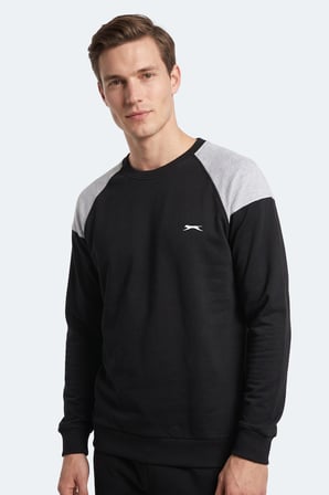 Slazenger MADE Erkek  Siyah Sweatshırt