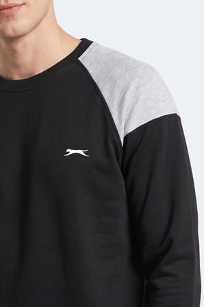 Slazenger MADE Erkek  Siyah Sweatshırt