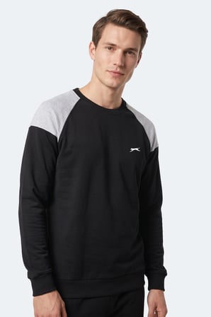 Slazenger MADE Erkek  Siyah Sweatshırt