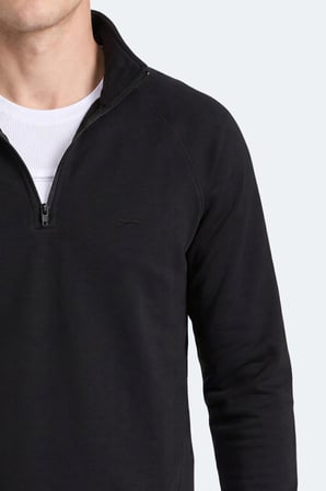 Slazenger MALIKA Erkek  Siyah Sweatshırt