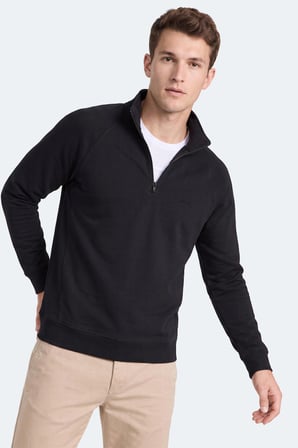 Slazenger MALIKA Erkek  Siyah Sweatshırt