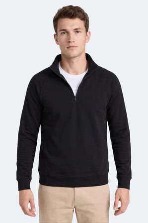 Slazenger MALIKA Erkek  Siyah Sweatshırt