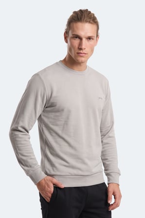 Slazenger KINAL I Erkek  Gri Sweatshırt