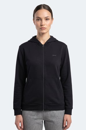 Slazenger SERA I Kadın Fermuarlı Lacivert Sweatshırt