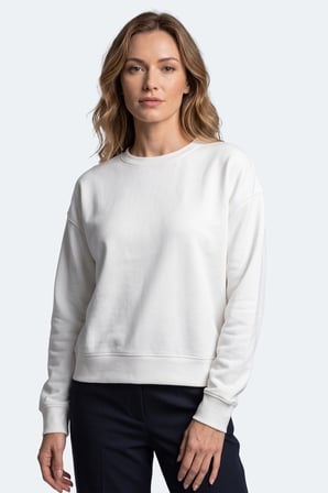 Slazenger KUNTO I Kadın  Ekru Sweatshırt