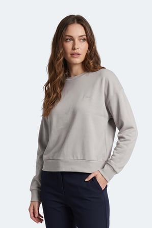 Slazenger KUNTO I Kadın  Gri Sweatshırt