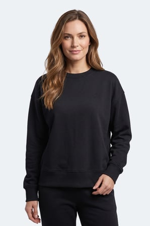 Slazenger KUNTO I Kadın  Siyah Sweatshırt