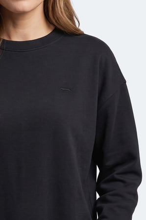 Slazenger KUNTO I Kadın  Siyah Sweatshırt