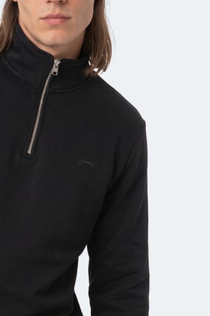 Slazenger KENA I Erkek  Siyah Sweatshırt