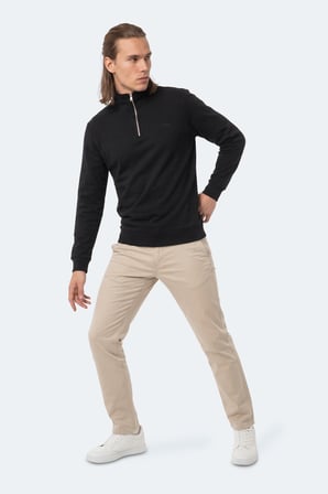 Slazenger KENA I Erkek  Siyah Sweatshırt