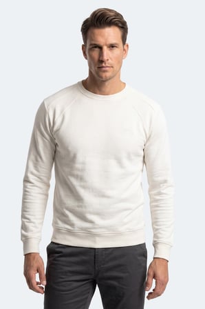 Slazenger KOVAN I Erkek  Beyaz Sweatshırt