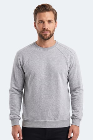 Slazenger KOVAN I Erkek  Gri Sweatshırt