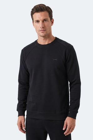 Slazenger KOVAN I Erkek  Siyah Sweatshırt