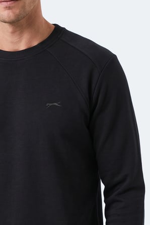 Slazenger KOVAN I Erkek  Siyah Sweatshırt