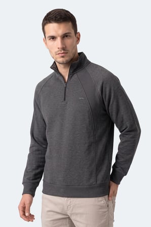 Slazenger MAVON I Erkek  Antrasit Sweatshırt