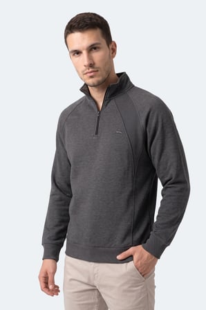 Slazenger MAVON I Erkek  Antrasit Sweatshırt
