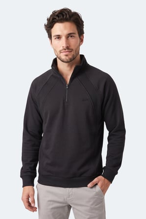 Slazenger MAVON I Erkek  Siyah Sweatshırt